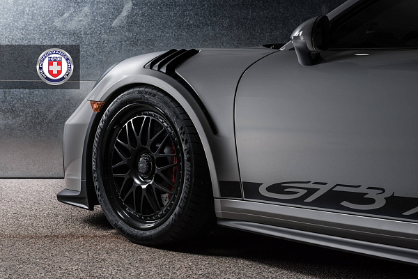 Фото дисков HRE 540C Черный сатин на Porsche 911 VII