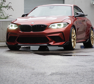 Фото дисков HRE P200 на BMW 2/M2 (F22/F87)