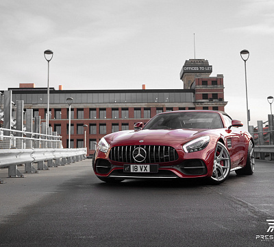 Фото дисков Vossen HF-5 на Mercedes-Benz AMG GT I