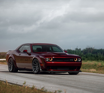 Фото дисков Vossen HF-3 на Dodge Challenger III