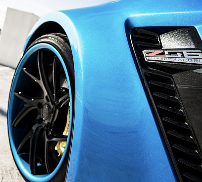 Фото дисков Savini SV67 на Chevrolet Corvette C7