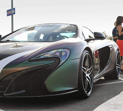 Фото дисков HRE P107 на McLaren 650S