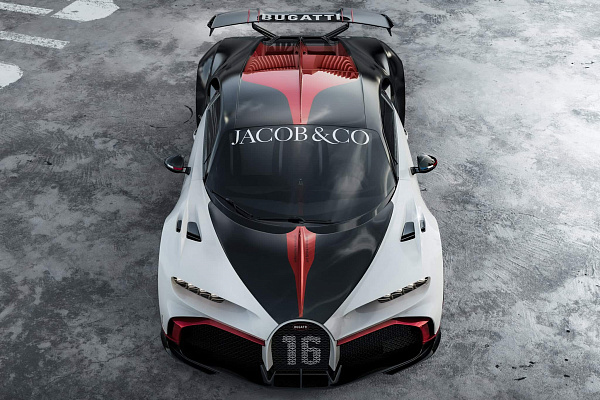 Фото дисков Brixton Forged HS1 Черный глянец на Bugatti Chiron