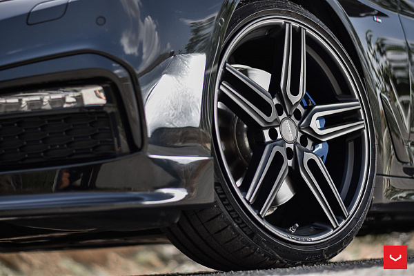 Фото дисков Vossen HF-1 Черный сатин на BMW 5/M5 (G30/F90)