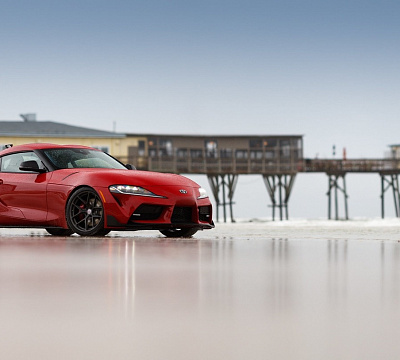 Фото дисков HRE R101 на Toyota Supra A90