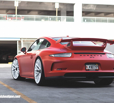 Фото дисков HRE P200 на Porsche 911 VII