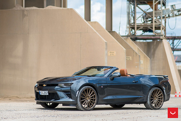 Фото дисков Vossen VFS-2 Сатиновая бронза на Chevrolet Camaro V