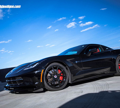 Фото дисков HRE P101 на Chevrolet Corvette C7