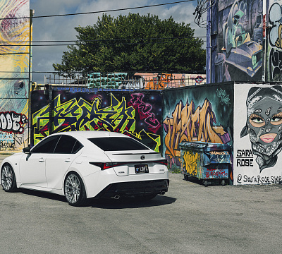 Фото дисков Vossen HF-4T на Lexus IS III