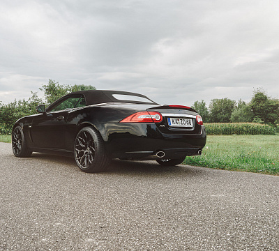 Фото дисков Vossen HF-2 на Jaguar XKR II
