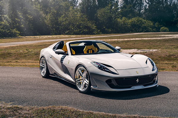 Фото дисков HRE S107SC Глянцевый лак на Ferrari 812