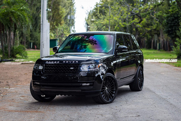 Фото дисков HRE S209 Черный сатин на Range Rover IV