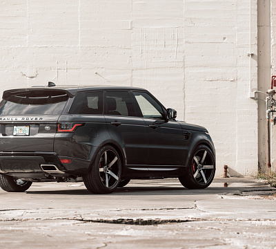 Фото дисков Vossen CV3 на Range Rover Sport II