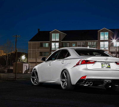 Фото дисков Vossen CV3 на Lexus IS II