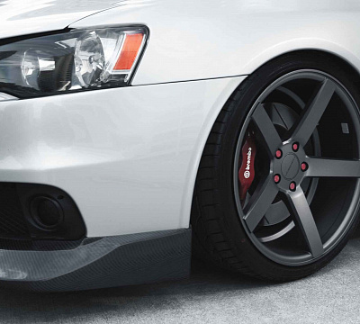 Фото дисков Vossen CV3 на Mitsubishi Lancer X