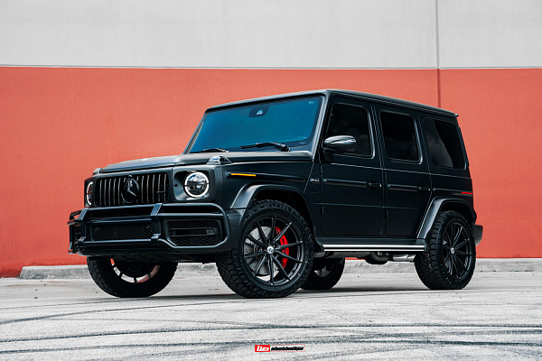 Фото дисков HRE P104SC Черный сатин на Mercedes-Benz G-Class III