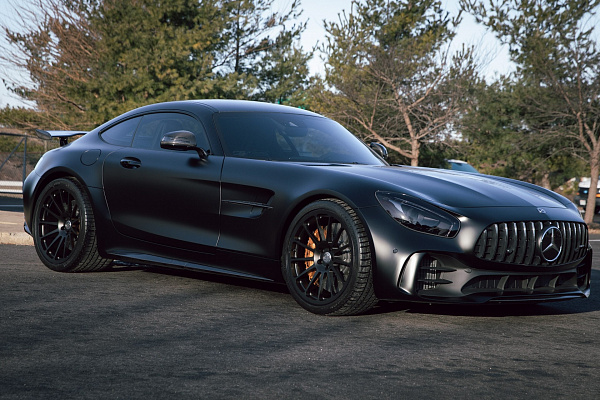 Фото дисков HRE 303M Черный сатин на Mercedes-Benz AMG GT I