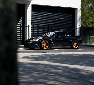 Фото дисков Vossen CG-202 на Nissan GT-R