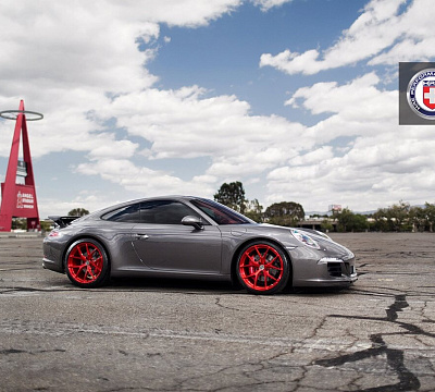 Фото дисков HRE P101 на Porsche 911 VII