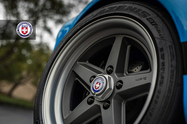 Фото дисков HRE 517K Сатиновый графит на Porsche 911 I