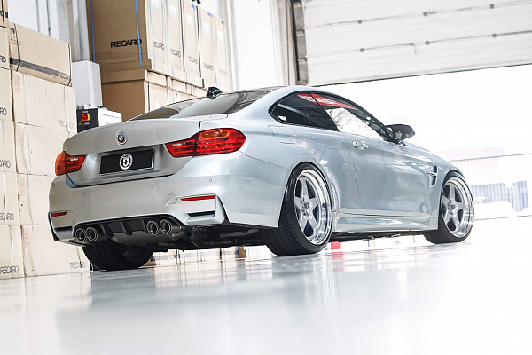 Фото дисков HRE 527 Серебро на BMW 4/M4 (F32/F82)