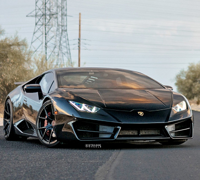 Фото дисков Strasse Wheels SM5R Deep Concave Monoblock на Lamborghini Huracan