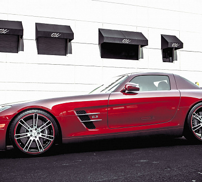 Фото дисков CEC C883 на Mercedes-Benz SLS AMG
