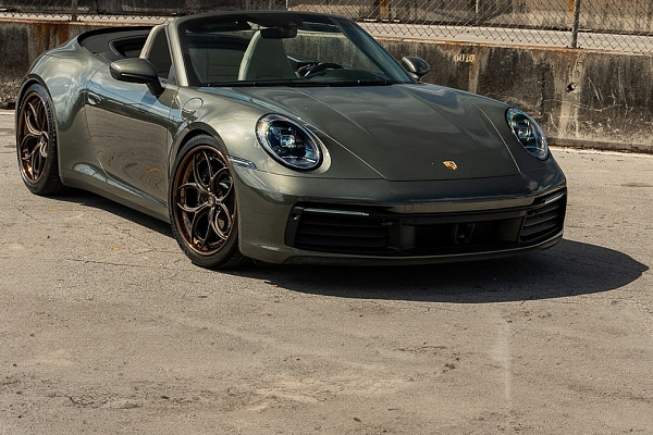 Фото дисков Anrky S3-X0 Сатиновая бронза на Porsche 911 VIII