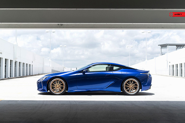 Фото дисков Anrky AN23 Сатиновое золото на Lexus LC 500
