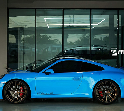 Фото дисков HRE P104 на Porsche 911 VII