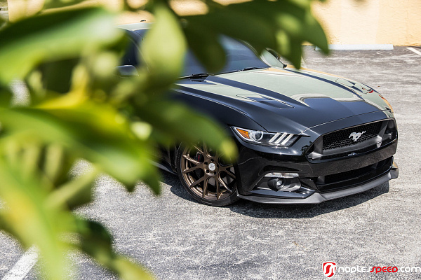 Фото дисков Vossen VFS-10 Глянцевая бронза на Ford Mustang VI