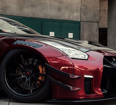 Фото дисков Savini SV43 на Nissan GT-R