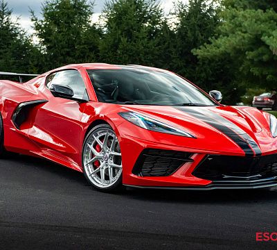 Фото дисков HRE S101SC на Chevrolet Corvette C8