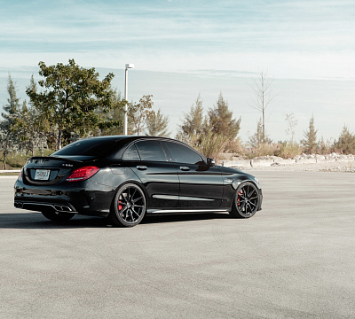 Фото дисков Vossen HF-3 на Mercedes-Benz C-Class (W205)