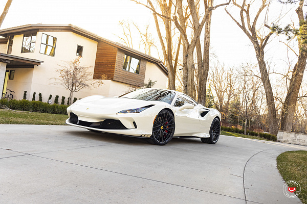 Фото дисков Vossen EVO-6TR Черный сатин на Ferrari F8