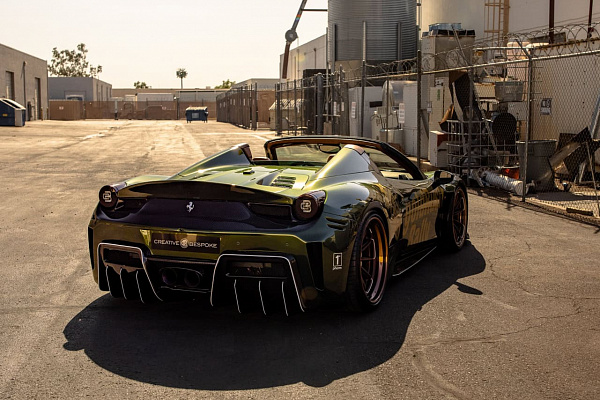 Фото дисков Brixton Forged R11-RS Глянцевая бронза на Ferrari 458