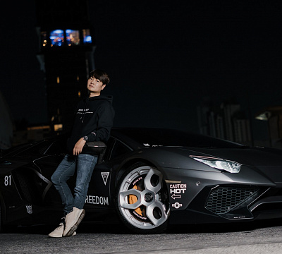 Фото дисков Brixton Forged NC01-R на Lamborghini Aventador