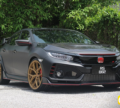 Фото дисков Vossen S21-01 на Honda Civic Type R FK8
