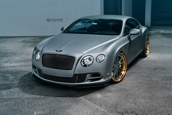 Фото дисков Strasse Wheels SV1 Deep Concave FS Другой цвет на Bentley Continental GT I