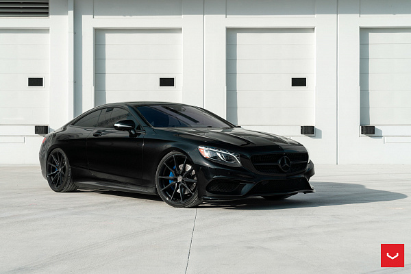 Фото дисков Vossen HF-3 Черный глянец на Mercedes-Benz S-Class (W222, C217)
