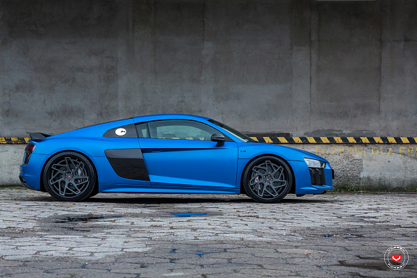 Фото дисков Vossen CG-209T (3-Piece) Сатиновый графит на Audi R8 (4S)