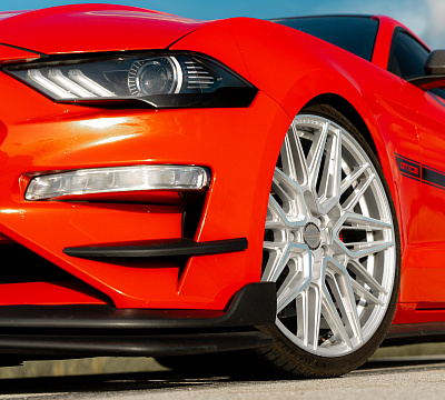 Фото дисков Vossen HF-7 на Ford Mustang VI