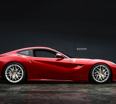 Фото дисков Strasse Wheels SM7T Deep Concave Monoblock на Ferrari F12