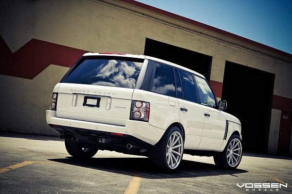 Фото дисков Vossen CV1 Серебро на Land Rover Range Rover Sport I