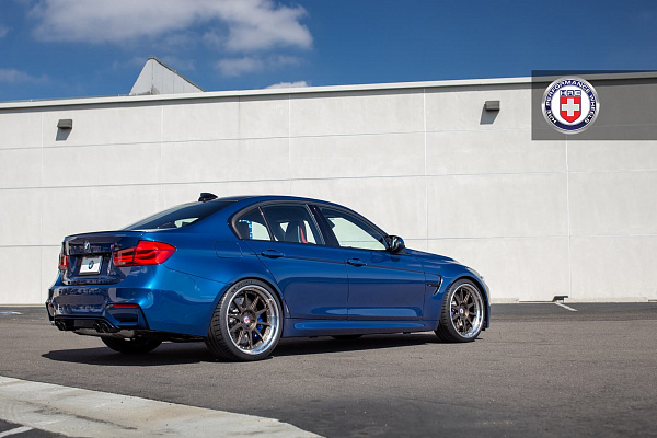 Фото дисков HRE C103 Сатиновая бронза на BMW 3/M3 (F3x/F80)