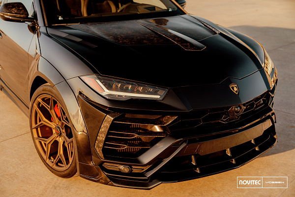 Фото дисков NOVITEC NL4 Сатиновая бронза на Lamborghini Urus
