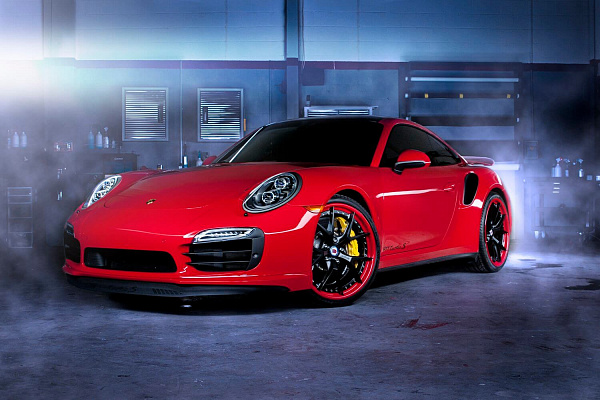 Фото дисков HRE S101 Черный сатин на Porsche 911 VII