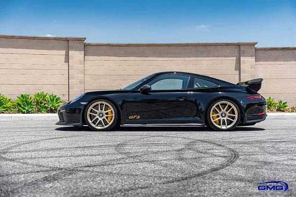 Фото дисков HRE RC104 Сатиновое золото на Porsche 911 VII