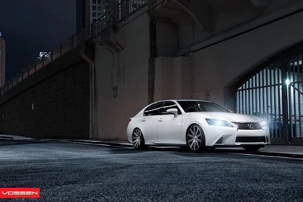 Фото дисков Vossen CV4 Алмазная проточка на Lexus GS IV