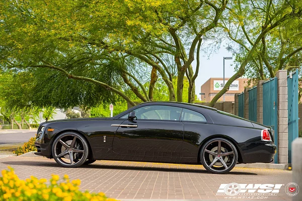 Фото дисков Vossen CG-201 Глянцевый темный лак на Rolls-Royce Wraith
